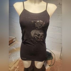 Ed Hardy, Black Tank, Size: O/S